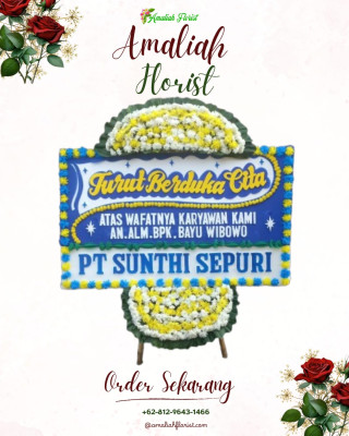 Papan Bunga Duka di Sarirejo